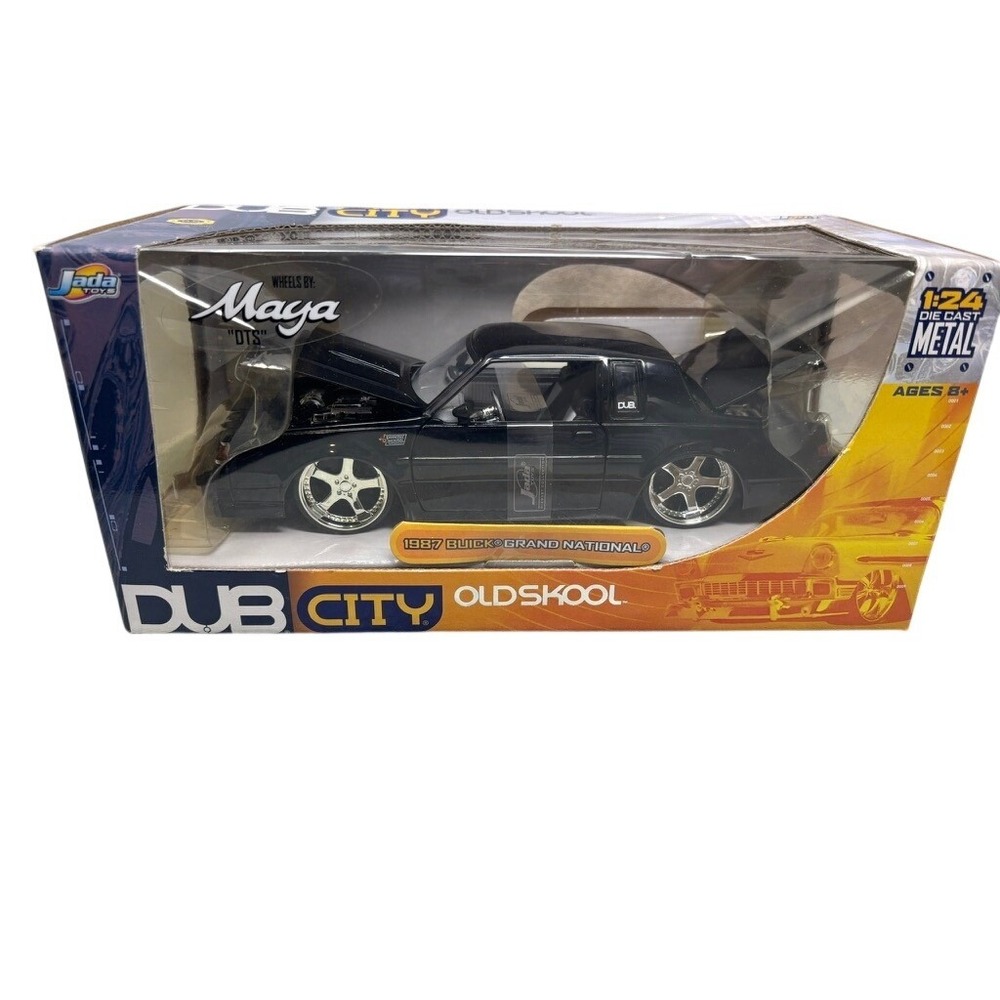 Jada Toys Dub City Oldskool 1987 Buick Grand National 1:24 Black Maya DTS 53017